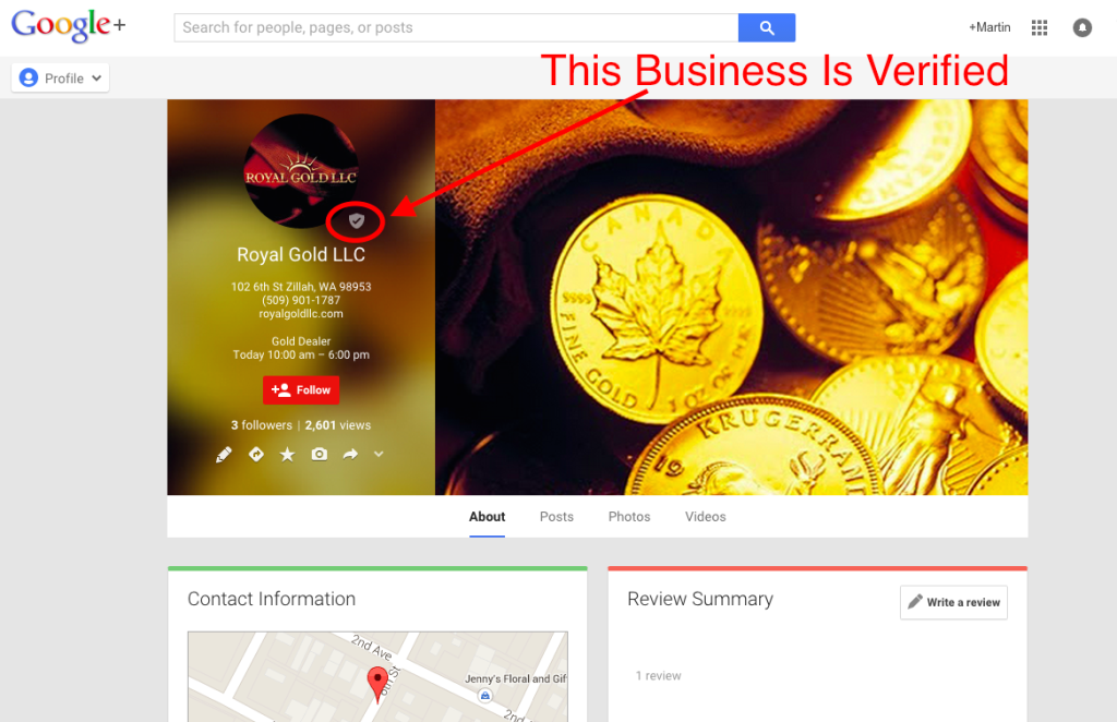 more leads with local seo google+ verified business