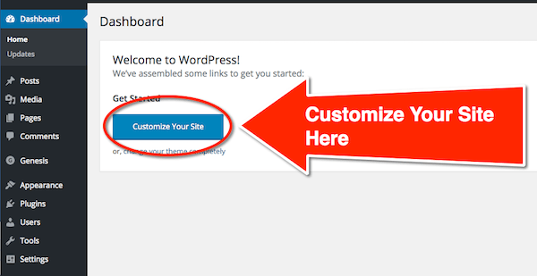 customize your site