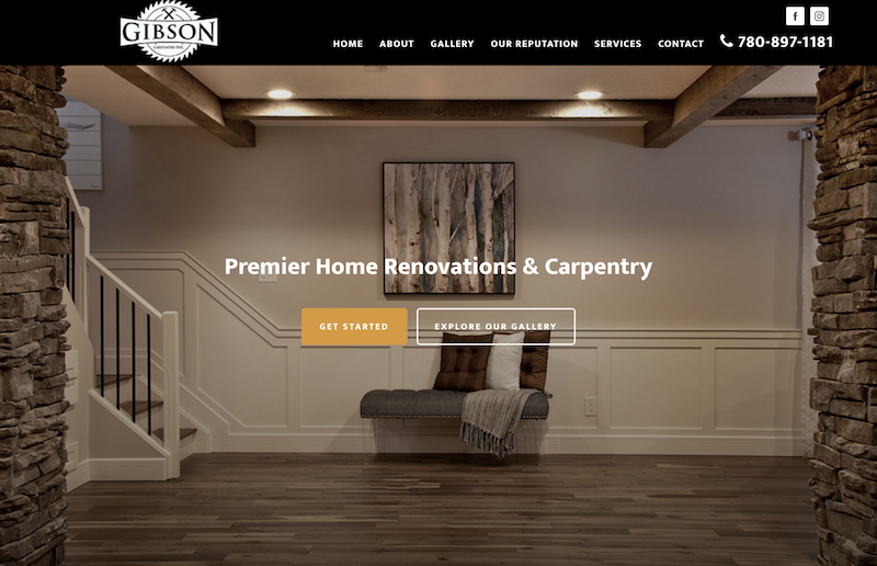 Gibson-Carpentry-Website